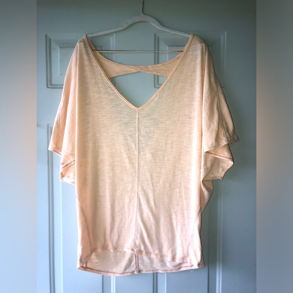 We The Free peach oversize top size M